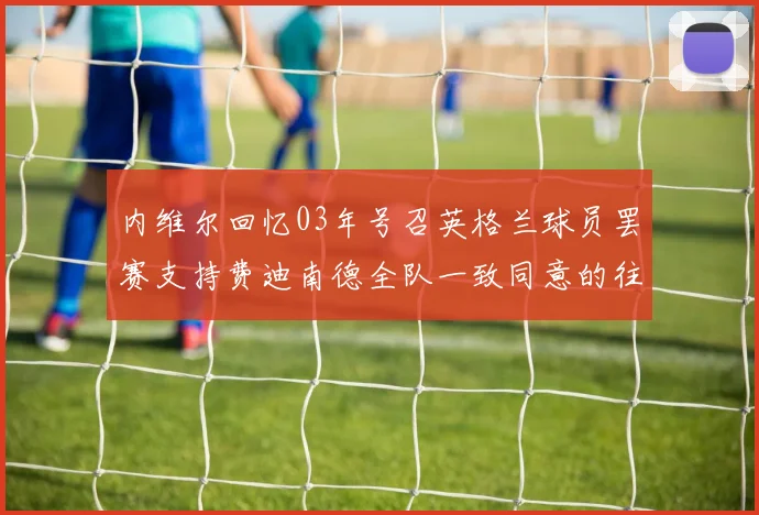内维尔回忆03年号召英格兰球员罢赛支持费迪南德全队一致同意的往事
